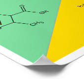 Aminozuuidchemisch molecuulidentificatieschema poster (Hoek)