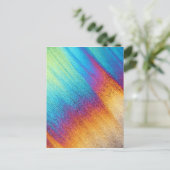 Aminozuur onder microscoop briefkaart (Staand voorkant)