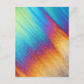 Aminozuur onder microscoop briefkaart (Voorkant)