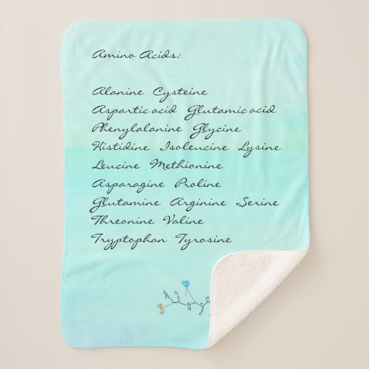 aminozuur sherpa deken (Voorkant)