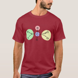 Aminozuurdiagram T-shirt