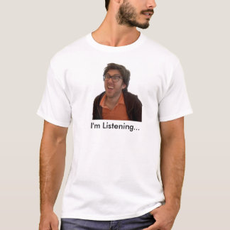 Amir Bloomenfeld T-shirt: Ik luister T-shirt