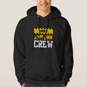 Amir Construction Crew Custom Dumptruck dump Truck Hoodie
