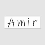 Amir naam naamplaatje (Voorkant)