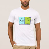 Amir periodiek table name shirt (Voorkant)
