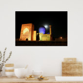 Amir Timur Mosque Oezbekistan Foto op Canvas Large Poster (Keuken)