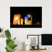 Amir Timur Mosque Oezbekistan Foto op Canvas Large Poster (Thuiskantoor)