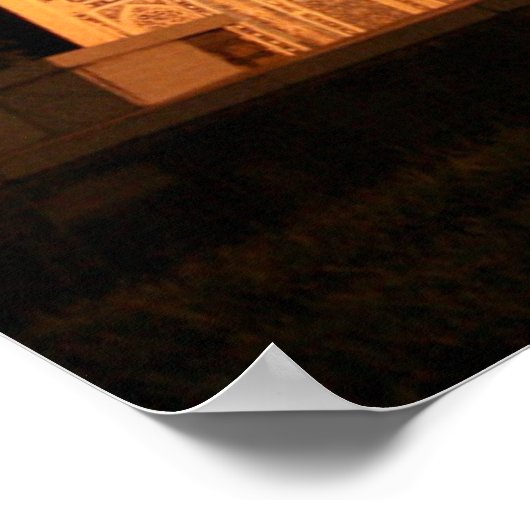 Amir Timur Mosque Oezbekistan Foto op Canvas Large Poster (Hoek)