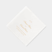 Amira Elegant Wedding Folie Servetten (Rechts)