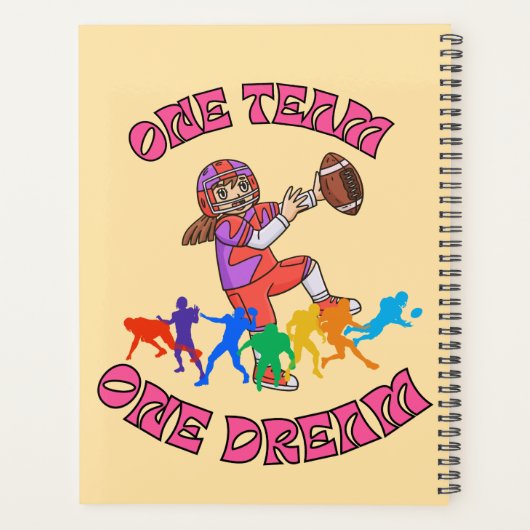 Amircain football Planner (Achterkant)