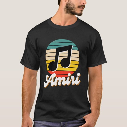 Amiri-zonnemuziek T-shirt (Voorkant)