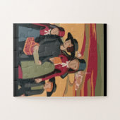 AMISH ART CHILDREN KINDER JIGSAW PUZZLE LEGPUZZEL (Horizontaal)