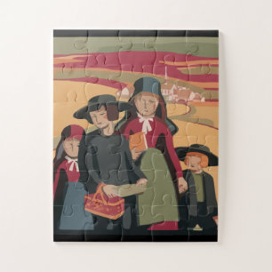 AMISH ART CHILDREN KINDER JIGSAW PUZZLE LEGPUZZEL
