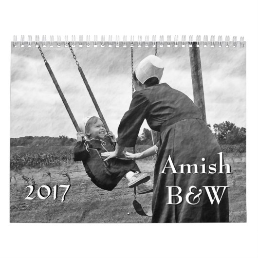 Amish B&W Kalender (Hoes)