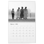 Amish B&W Kalender (Feb 2026)
