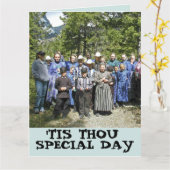 AMISH BIRTHDAY FUNNY HUMOR WENSKAART KAART (Gele Bloem)