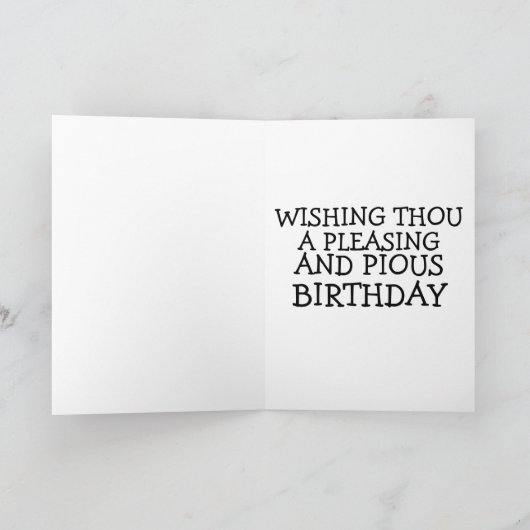 AMISH BIRTHDAY KAART (Binnen)