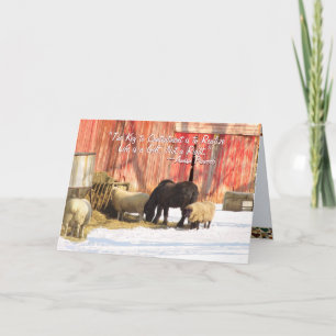 Amish Boerderij Kerst Kaarten