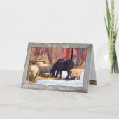 Amish Boerderij Kerst Kaarten (Voorkant)