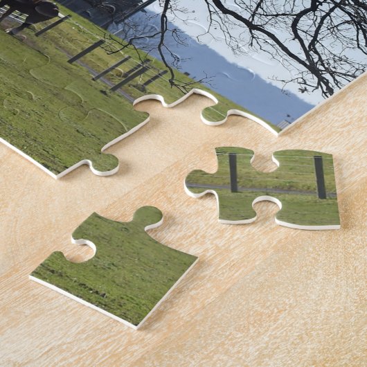 Amish Boerderij Legpuzzel (Zijkant)