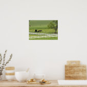 Amish boerderij met paard en buggy bij Berlijn, Poster (Keuken)