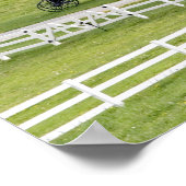 Amish boerderij met paard en buggy bij Berlijn, Poster (Hoek)