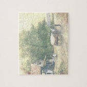  Amish Boerderij Scene Puzzle Legpuzzel (Verticaal)