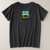 Amish Boerderijen Lititz Pa. Bezoek Lititz! Grote Maat T-shirt (Design achterkant)