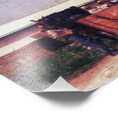 Amish Boy Waves Foto Afdruk (Hoek)