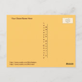 Amish Briefkaart. Amish spreekwoord. Uw winkelnaam Briefkaart (Achterkant)