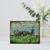 Amish Briefkaart. Proverb. Winkel of Jouw naam toe Briefkaart (Staand voorkant)
