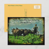 Amish Briefkaart. Proverb. Winkel of Jouw naam toe Briefkaart (Voorkant / Achterkant)