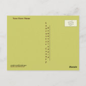 Amish Briefkaart Schapen Boerderij. Een naam toevo (Achterkant)