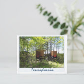 Amish Buggies Briefkaart (Staand voorkant)