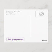 Amish Buggies Briefkaart (Achterkant)