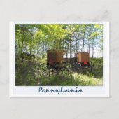 Amish Buggies Briefkaart (Voorkant)