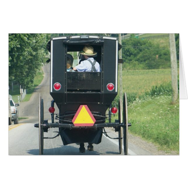 Amish Buggy (Voorkant Horizontaal)