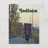 Amish Buggy Briefkaart (Voorkant)