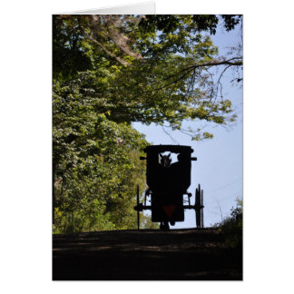 Amish Buggy-Day Silhouette