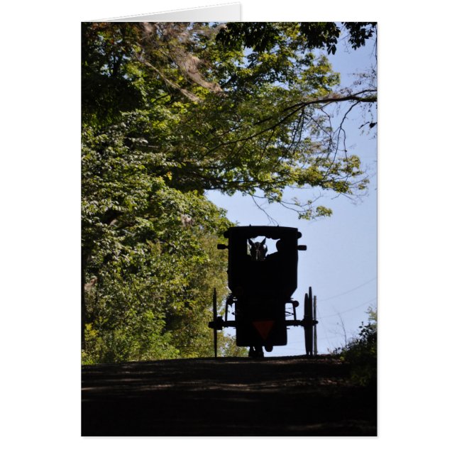 Amish Buggy-Day Silhouette (Voorkant)