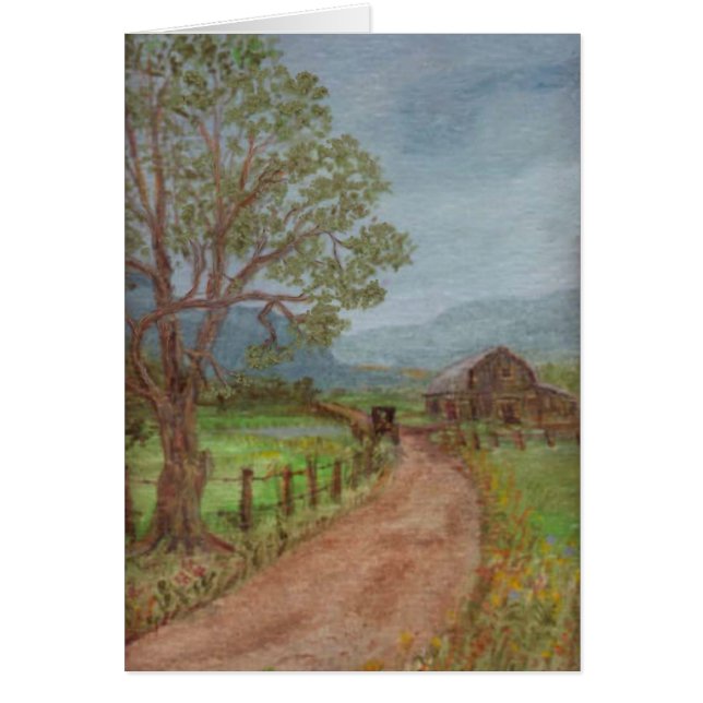 Amish Buggy Going Home (Voorkant)