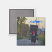 Amish Buggy Magneet (Voorkant / Achterkant)