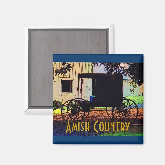 Amish Buggy Magnet (Voorkant / Achterkant)