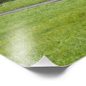 Amish buggy on boerderij lane, noordoost Ohio, Foto Afdruk (Hoek)