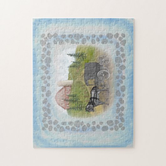 Amish Buggy Return Legpuzzel (Verticaal)