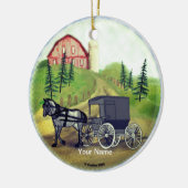 Amish Buggy Return ornament (Links)