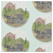 Amish Buggy Return Stof (Close Up)