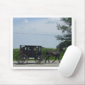 Amish buggy-rit muismat (Met muis)