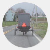 Amish Buggy Sticker (Voorkant)