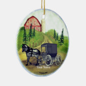 Amish Buggy terugkerende ornament (Rechts)